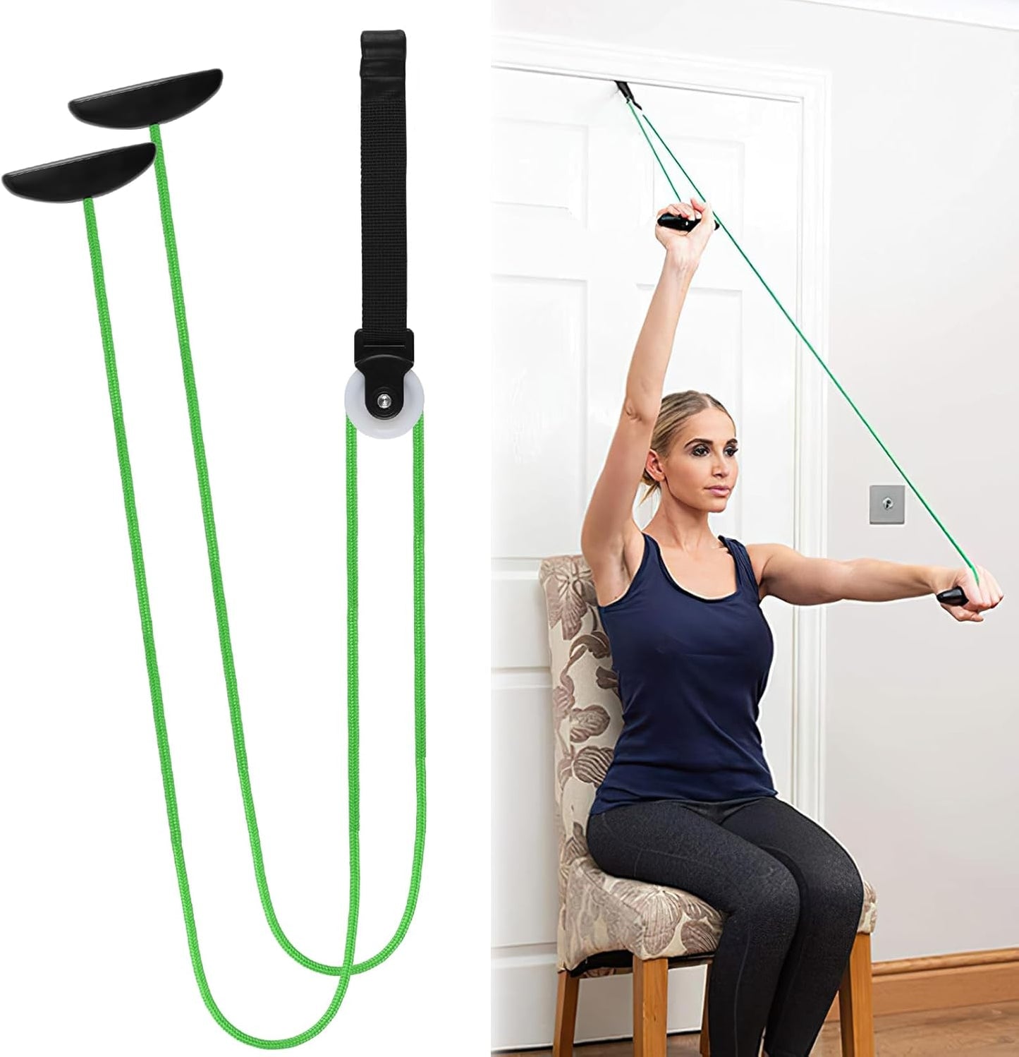 Shoulder pulley for increasing range of motion