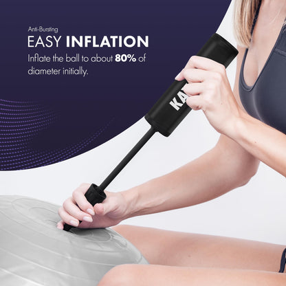 Swiss ball (55cm, 65cm, 75cm, 85cm)