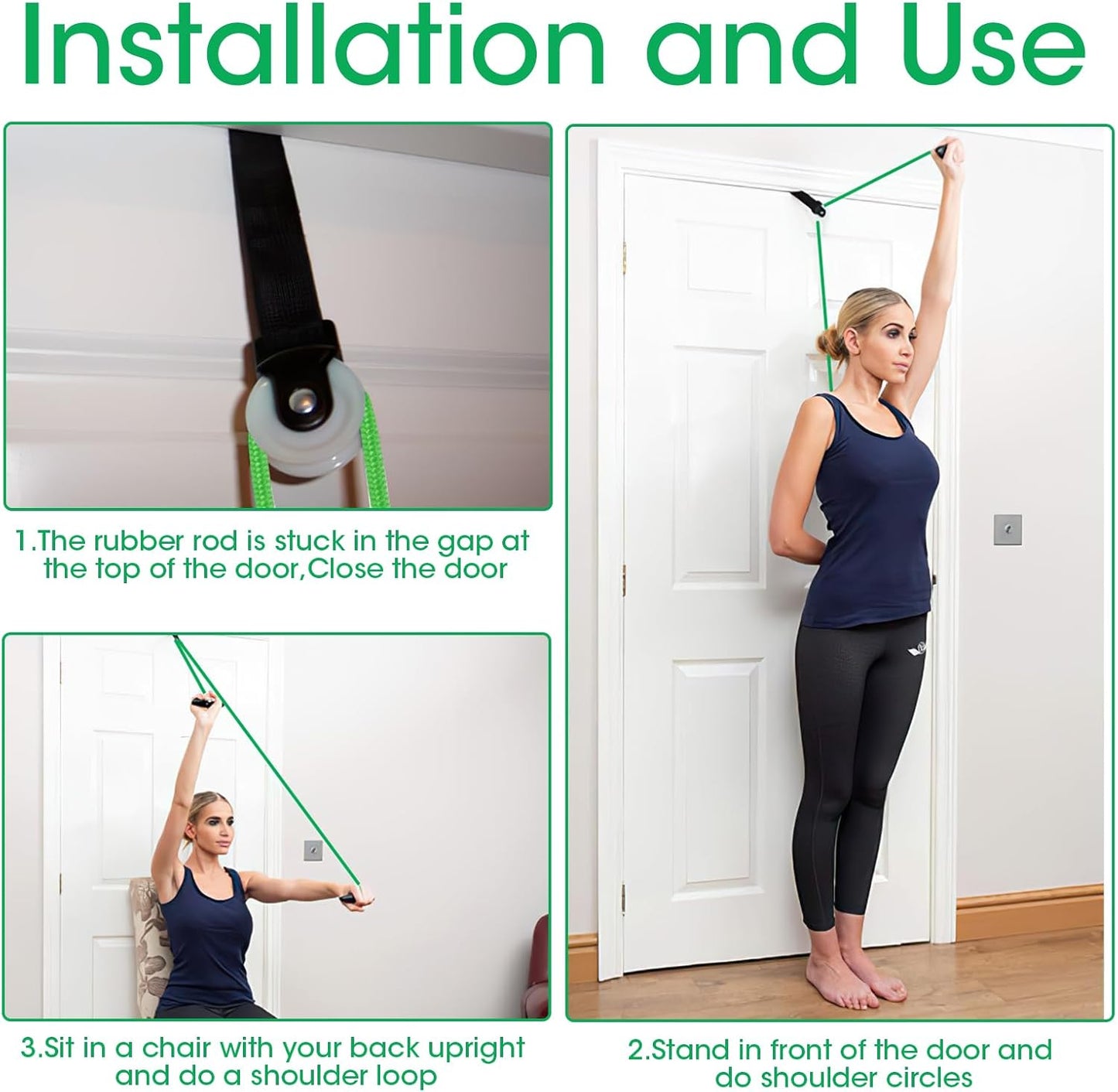 Shoulder pulley for increasing range of motion