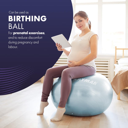 Swiss ball (55cm, 65cm, 75cm, 85cm)