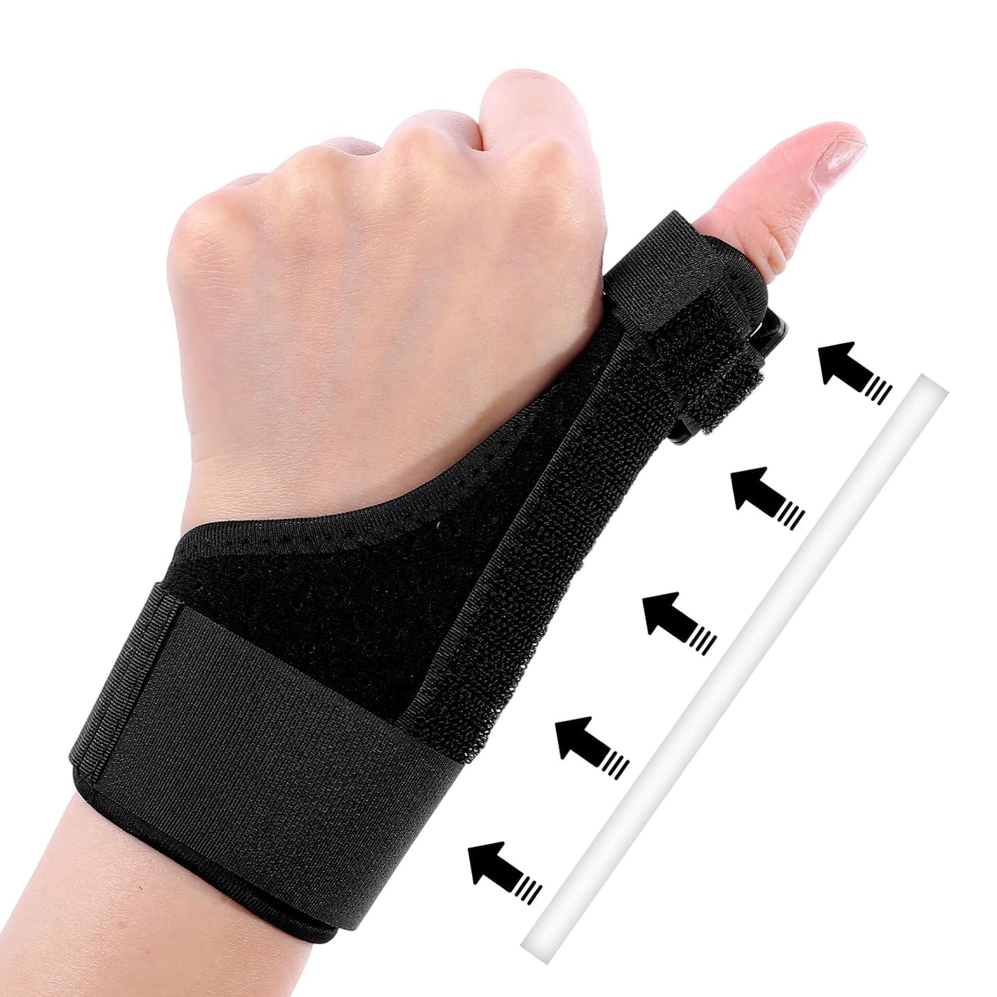 Adjustable Thumb Splint for De Quervain's Tenosynovitis