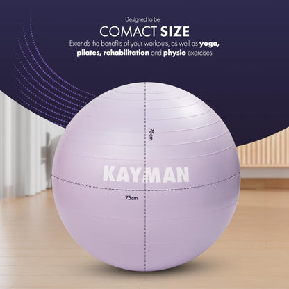 Swiss ball (55cm, 65cm, 75cm, 85cm)