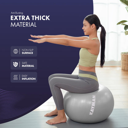 Swiss ball (55cm, 65cm, 75cm, 85cm)