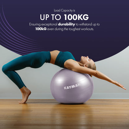 Swiss ball (55cm, 65cm, 75cm, 85cm)