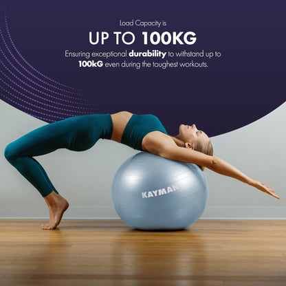 Swiss ball (55cm, 65cm, 75cm, 85cm)