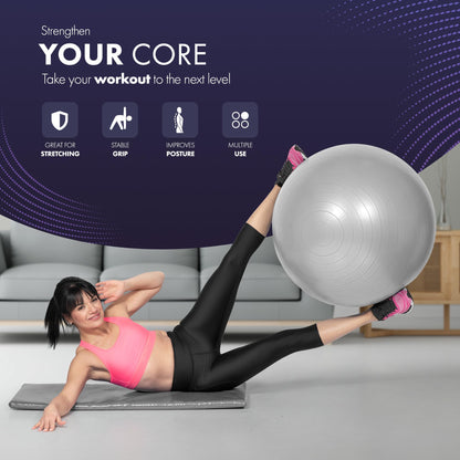 Swiss ball (55cm, 65cm, 75cm, 85cm)