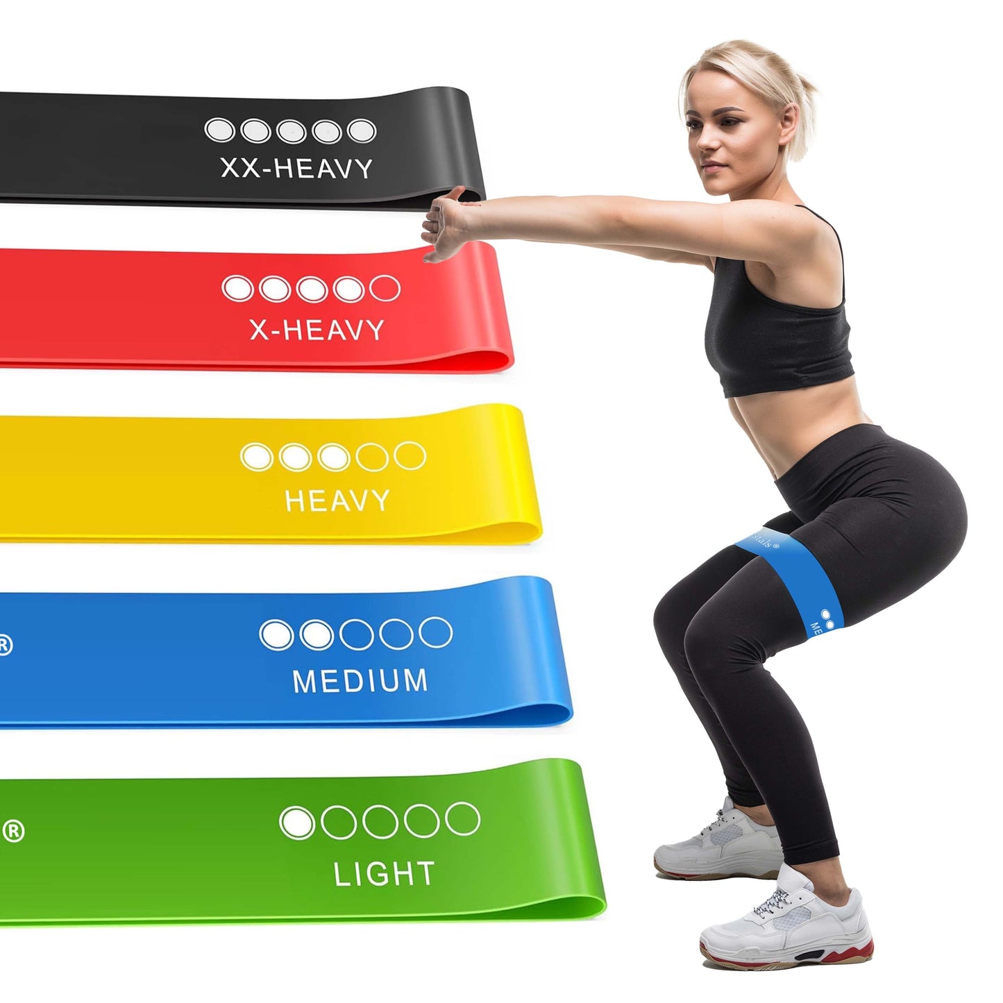 Hip resistance band set