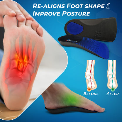 Orthotic arch support pair